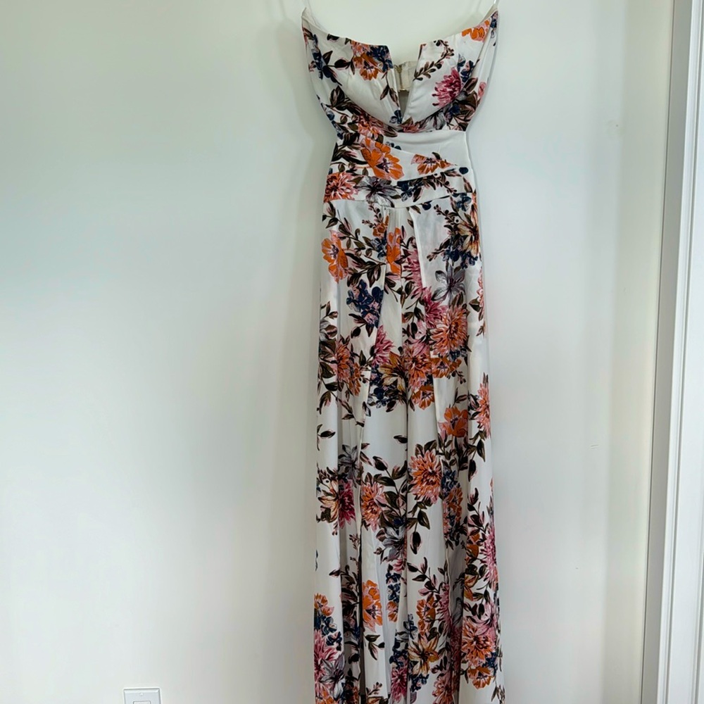 Stunning floral pants romper